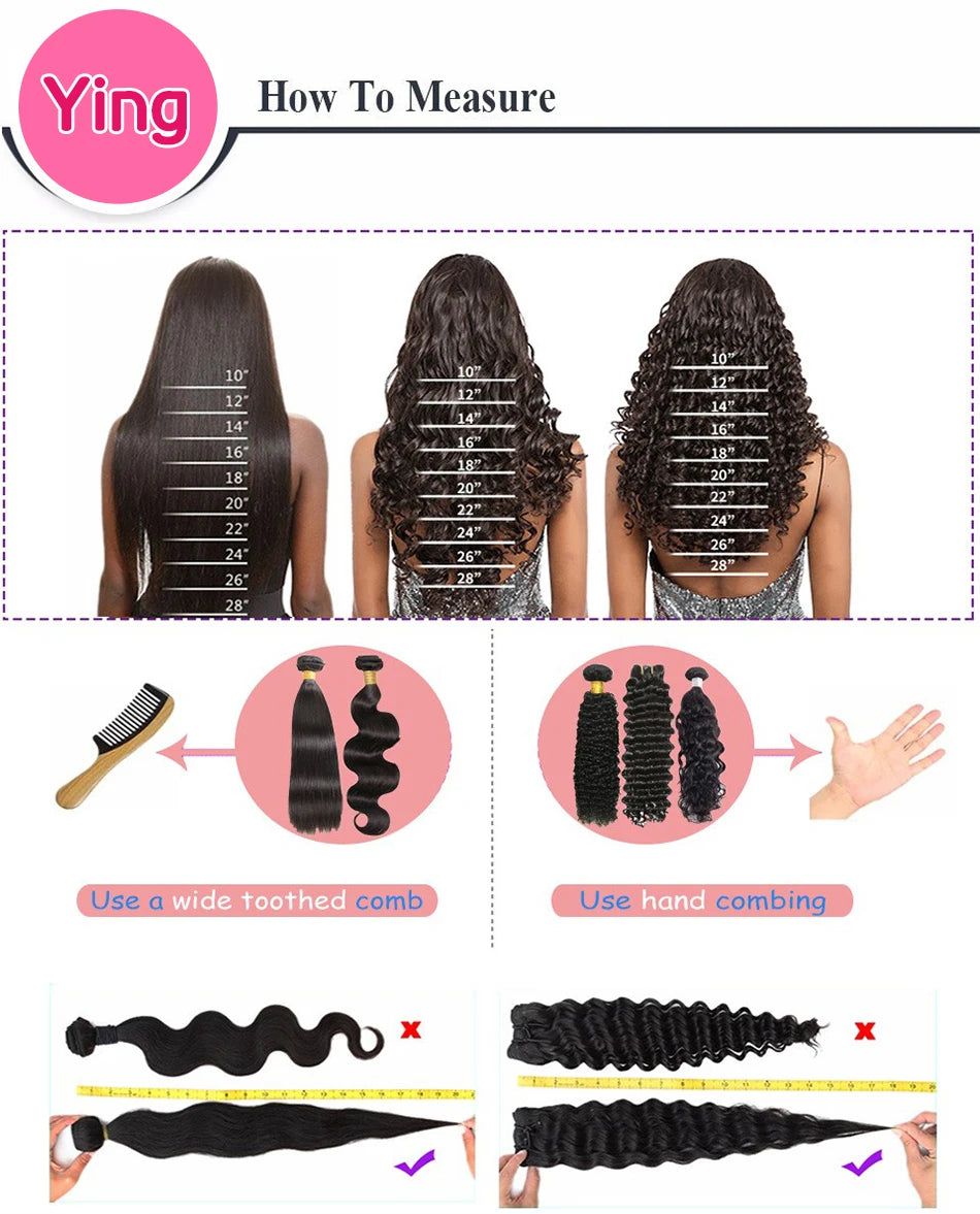 Ying Body Wave Lavender Purple 13x4 Lace Front Human Hair Wigs 13x6 Lace Frontal Wig  Pre Plucked Brazilian Remy 613 Wig