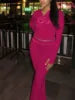 2025 Women's Autumn Hooded Long Sleeve 2 Piece Set New Stylish Design Gia Ladies Comfortable Fit Elasticity Casual Wear Quick