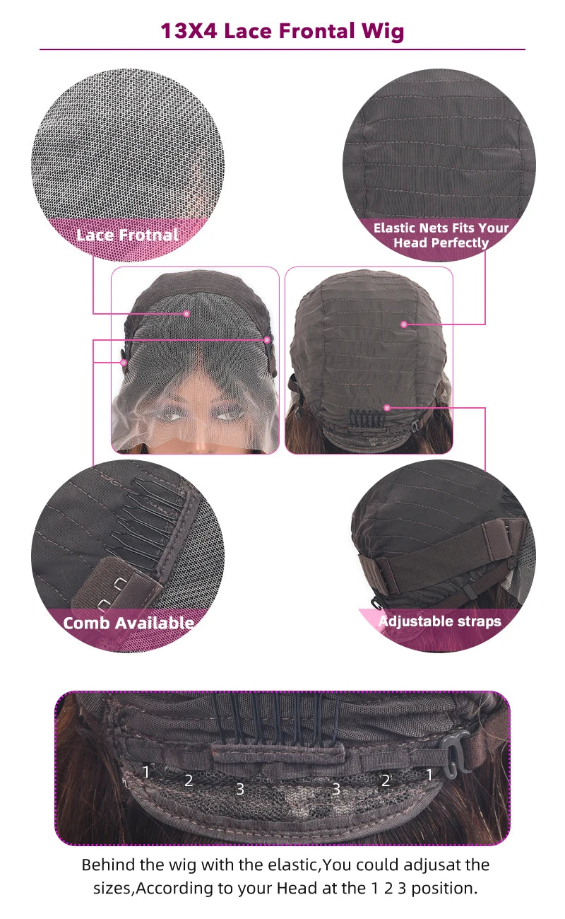 Lace Front Human Hair Wigs Purple 13x4 Loose Wave 13x6 Lace Frontal Wig Human Hair Transparent Lace Wigs Bouncy Curly Human Wigs