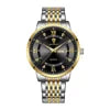 US Local Stock Gohuos 8806 Stainless Steel Quartz Men Watches Date Week Display Luminous Hands 30M Waterproof Wristwatch Reloj
