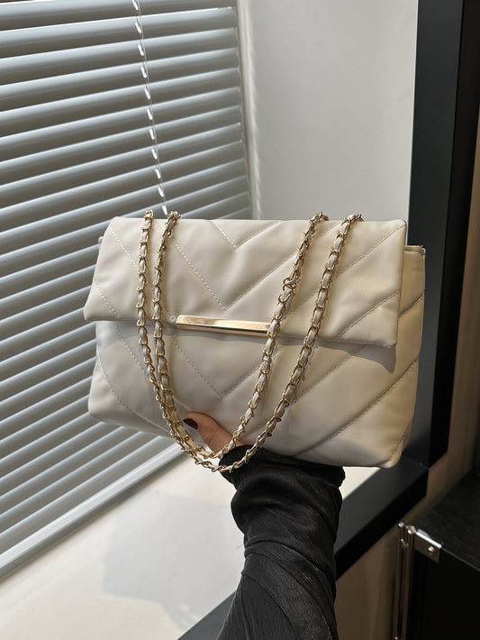 Bag Women's 2024 Textive New Crowdsourcing Women's Diamond Plaid Chain Bag Simple Casual Fashion Shoulder Crossbody Bag