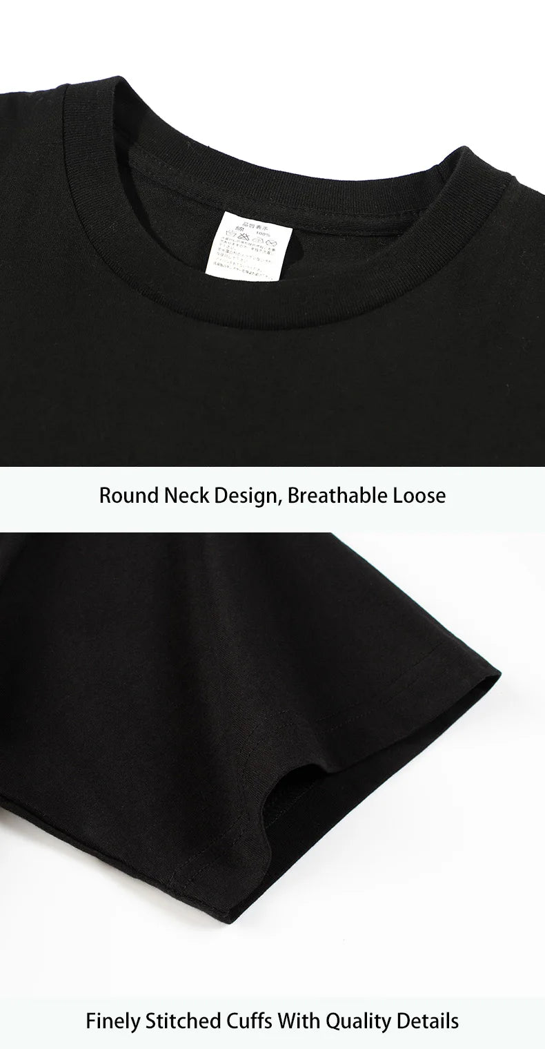 I Said Never Cotton Print Woman Tshirt Oversized All-Matchtee Shirt Aesthetic Soft Clothes Round Neck Sport Comfortableclothes