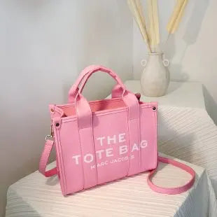 The Style That All Sweet Girls Like Dopamine Core! 2025 Neon Tote - 3D Patch Decor, Commuter/Shoulder Versatility