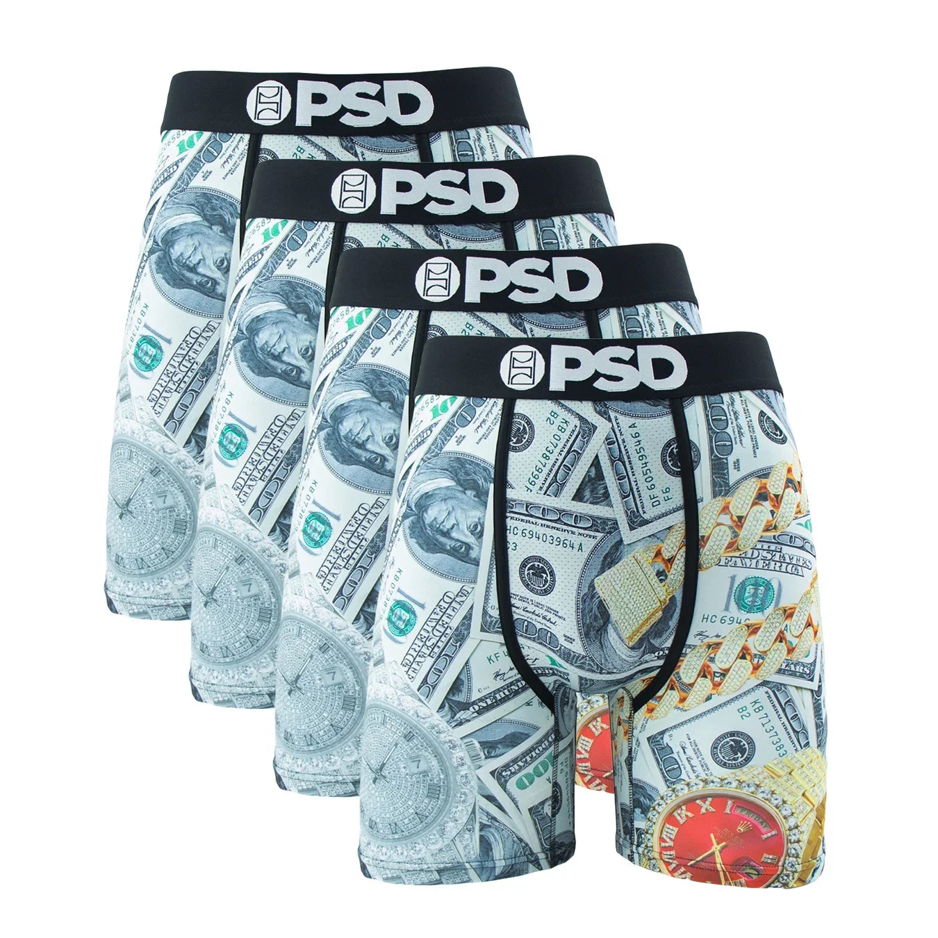 4Pcs Sexy Men Underwear Boxers Fashion Print Underpants Male Panties Lingerie Breathable Printed Summer Man Boxer Briefs Trunks