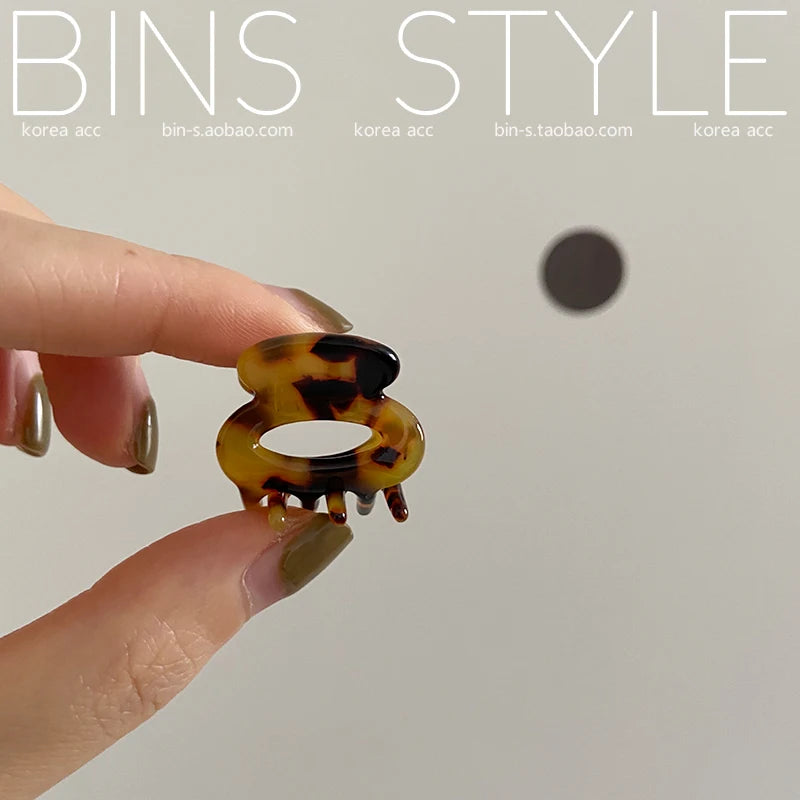 3cm Mini Hair Clip  Korean Style Fashion Cute ClawFor Fringe Kids Girls Bobby Pins for Pieces kawaii Hair Accessories Pumpkin