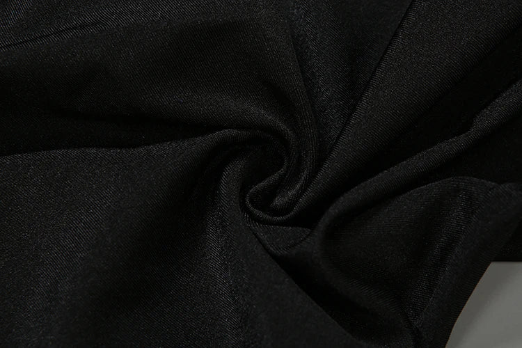 Furry Slash Neck Hollow Patchwork Jumpsuit — Women's Luxury