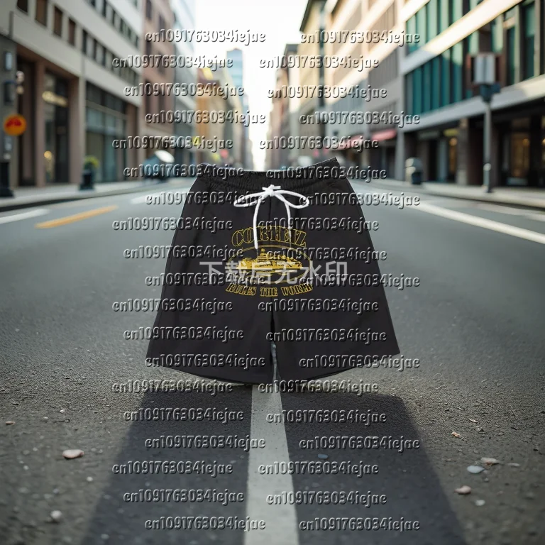 MOTO 2025 Summer Brand CRTZ Short High-quality Women's Men's Hip-hop Casual Short Fashion Trend Solid Clothing Y2k Shorts