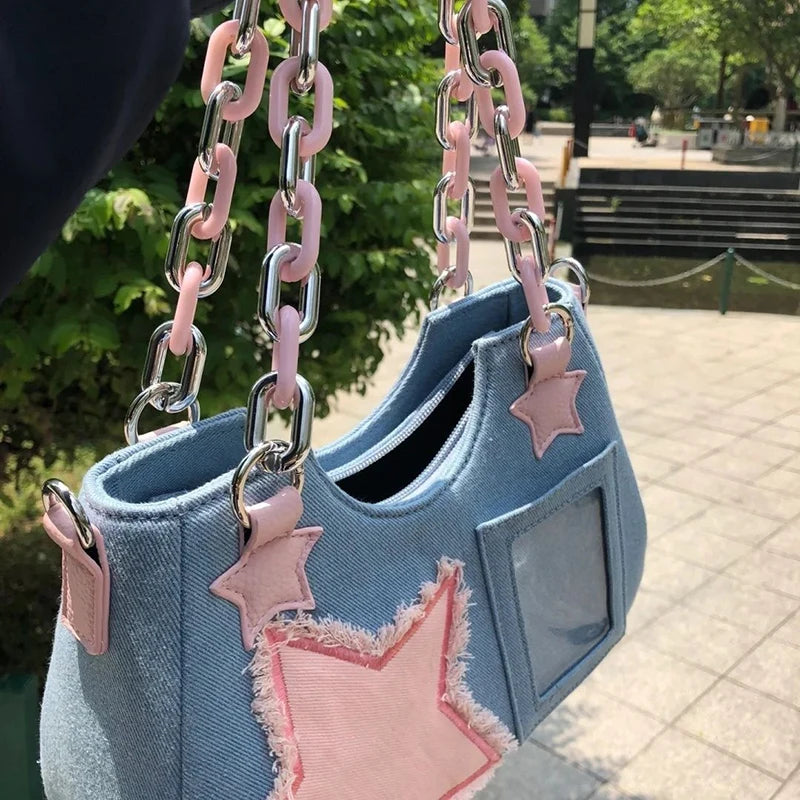 Jeans Women Underarm Shopper Totes Large Capacity Designer Hobo Shoulder Bag Luxury Women's Handbag Small Crossbody Bag