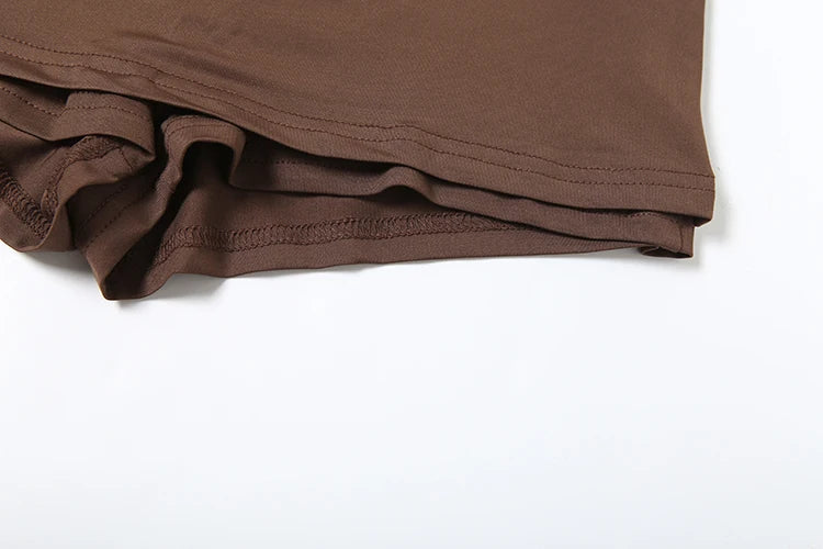 Weird Puss Casual Sporty 2 Piece Set Women Tracksuit Letter Print Short Sleeve Crop Tops+Ruched Shorts Daily Fashion Streetwear