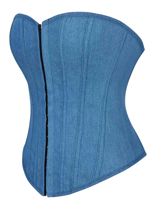 New European and American Personality Corset Tight Corns Strap Vest Spice Girl Tube Top Sexy Cowboy Palace Body Shaping Top