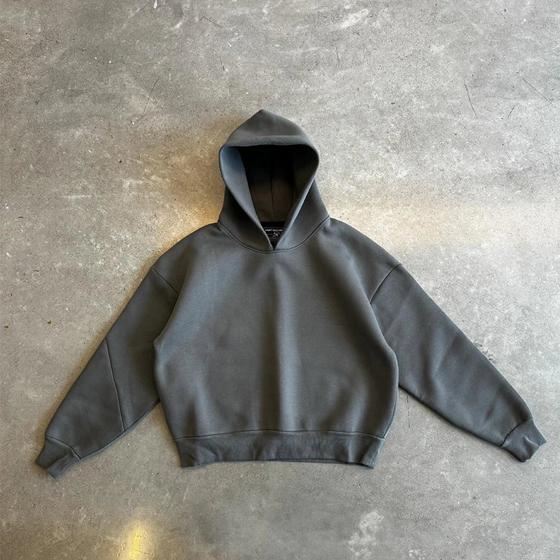 Male Autumn New sweatsuit Casual Solid Couple's Hooded Sweatshirt Loose Sweatpants Jogging Sweatshirt Trousers Outfits Suits ﻿