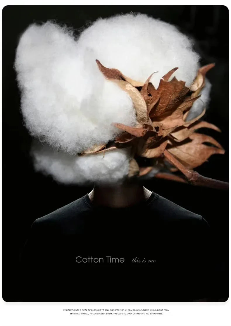 Summer Men's  Pure Cotton Casual Sports Loose and Fashionable Cartoon Bear Pattern Printed Round Neck Short Sleeved T-shirt