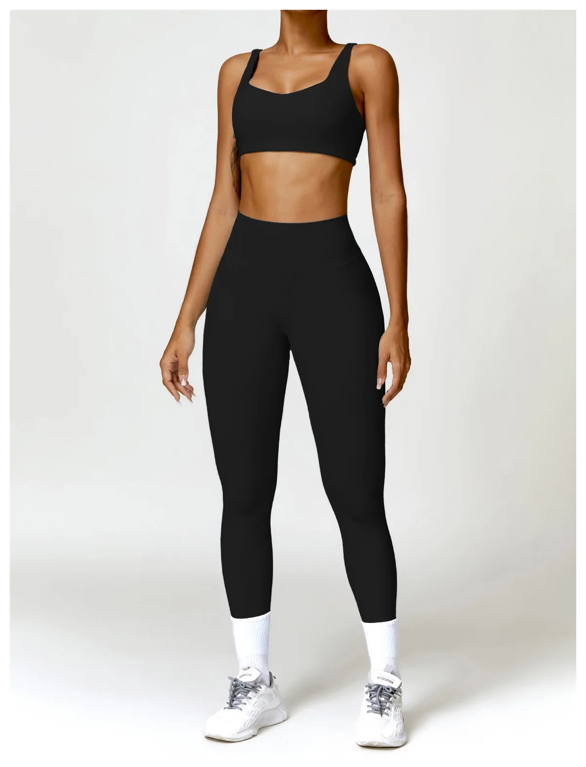 2PCS Yoga Suit Sports Set Women Quick-Drying Gym Set Women Tracksuit Running Workout Long Sleeve Sports Shirt Yoga Clothing