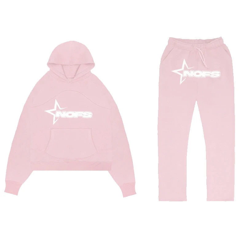 Y2K Hoodies Men Harajuku Hip Hop Letter Graphic Print Loose Sweatshirts 2024 Punk Rock Gothic Clothes Tops Goth Pants Streetwear