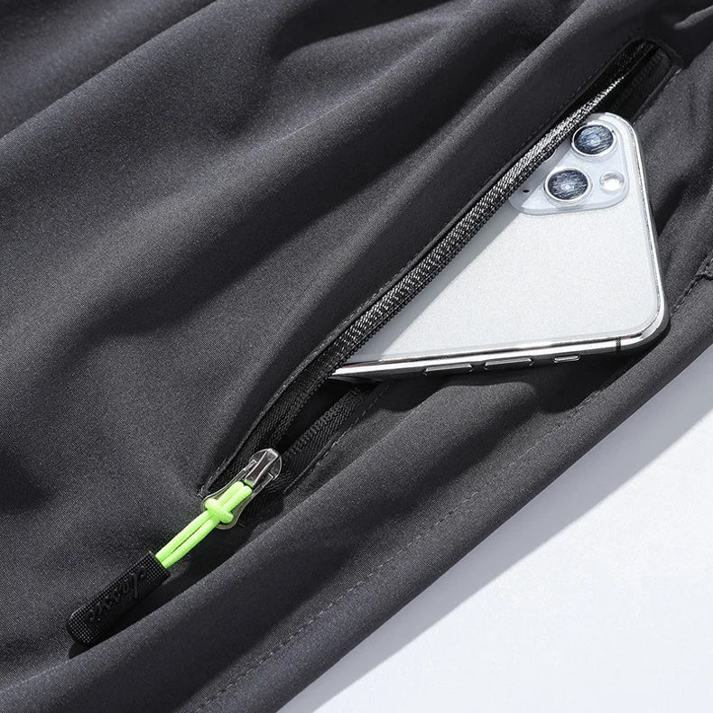 5XL High Stretch Outdoor Sport Hiking Pants Men Zipper Pockets Trousers Men Summer Thin Quick Dry Men's Pants Trekking Fishing