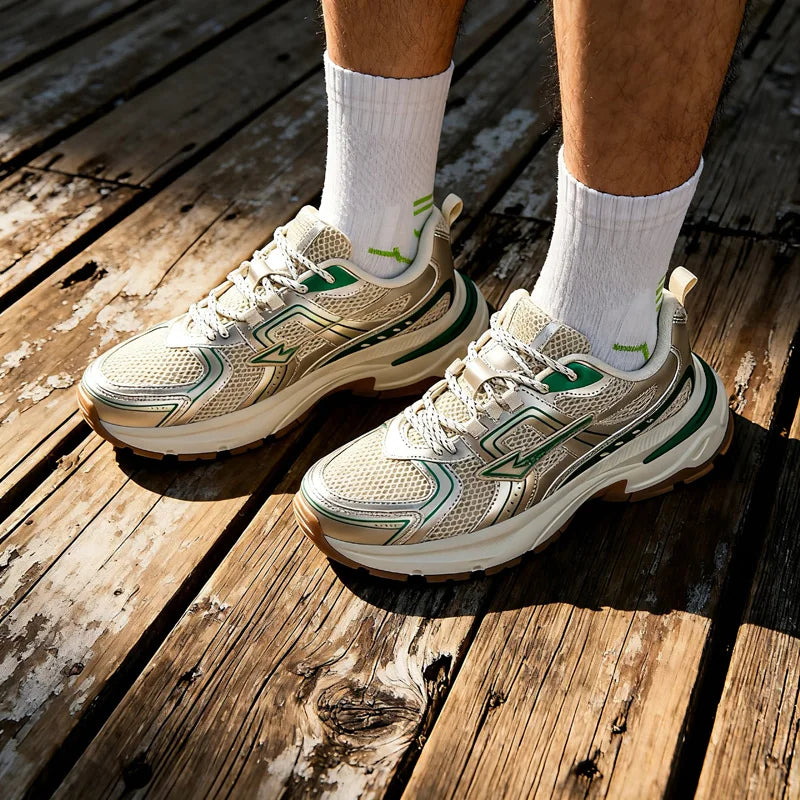 2026 Men Trendy Platform Dad Sneakers Women Breathable Mesh Soft Cushion Sport Running Non-Slip Athletic Jogging Training Shoes