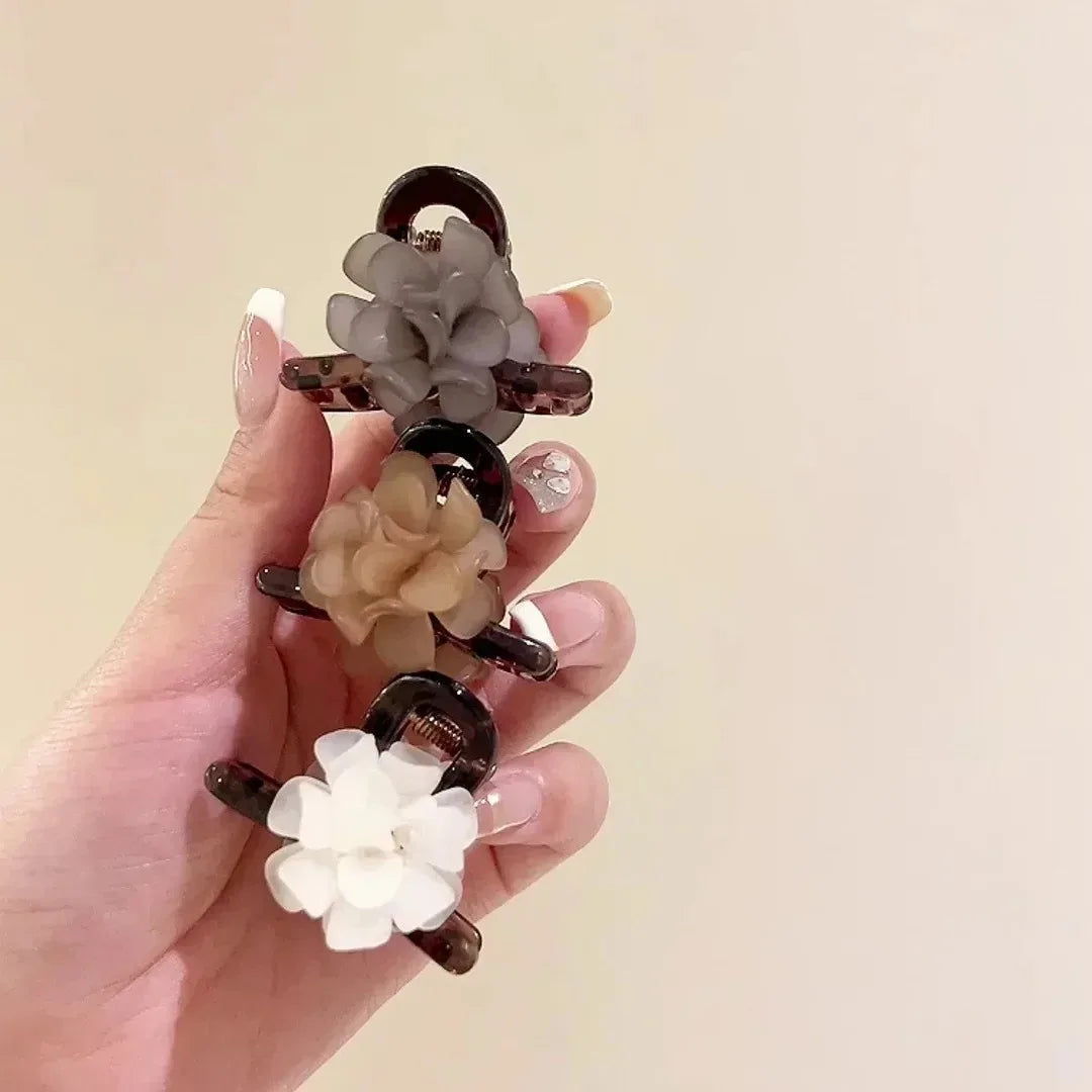 Korean 1/2pcs Sweet Black Red Bow Small Hair Claw Clip Princess Velvet Bow Hair Clip Claw Clamp Headwear Girls Women