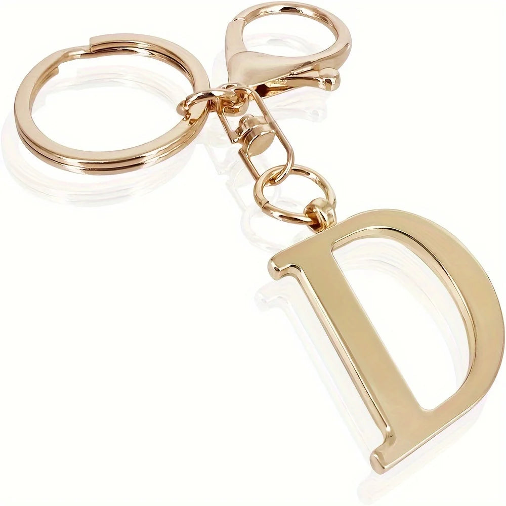 1pc English Letter Keychain Pendant Phone Pendant Key Ring Accessories Lovely Bag Charm for Girls Gift Car Pendant