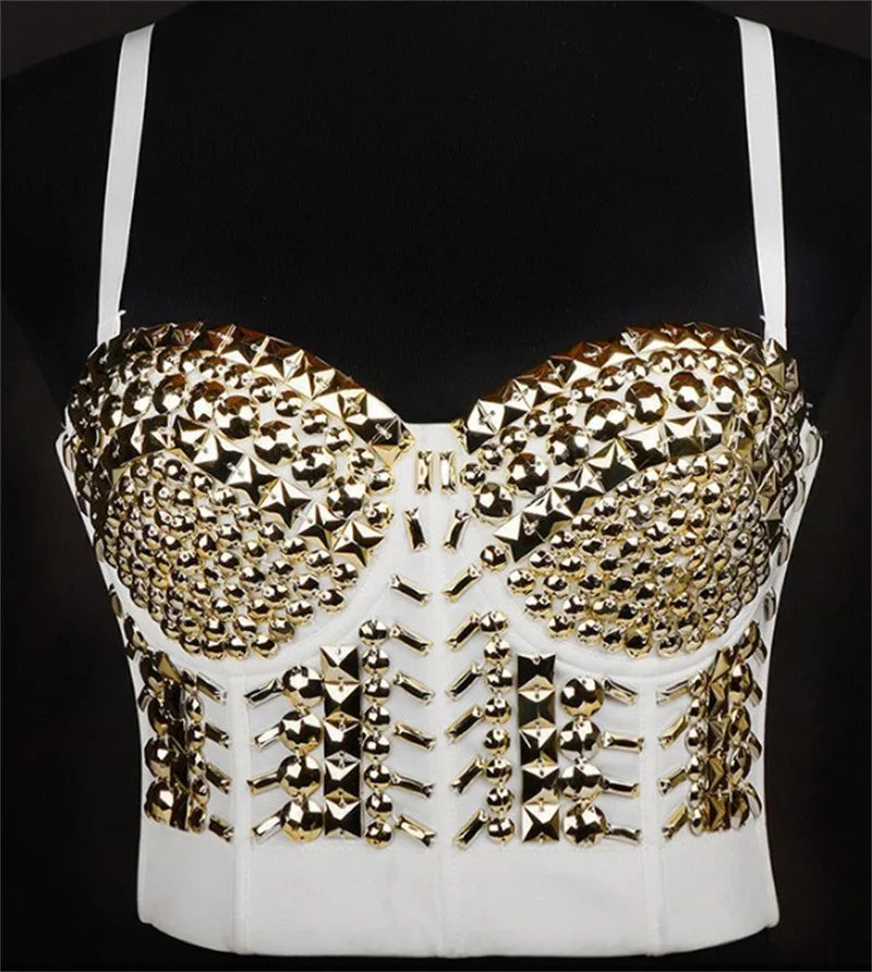 Bling Rhinestone Corset, Luxury Woman Clothes