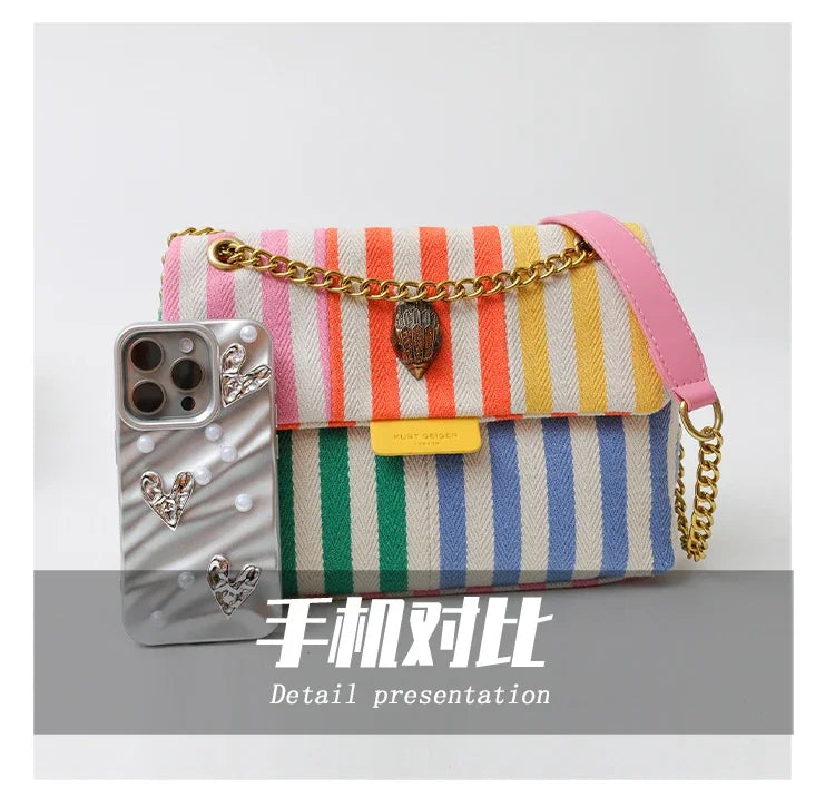 Unique Solid Color Leather Crossbody Bag with Trendy Letter Logo Best for Leisure Activities