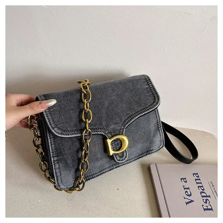 2025 High-Value Retro Women's Canvas Underarm Bag – Trendy Shoulder/Crossbody, Versatile Sophisticated Backpack