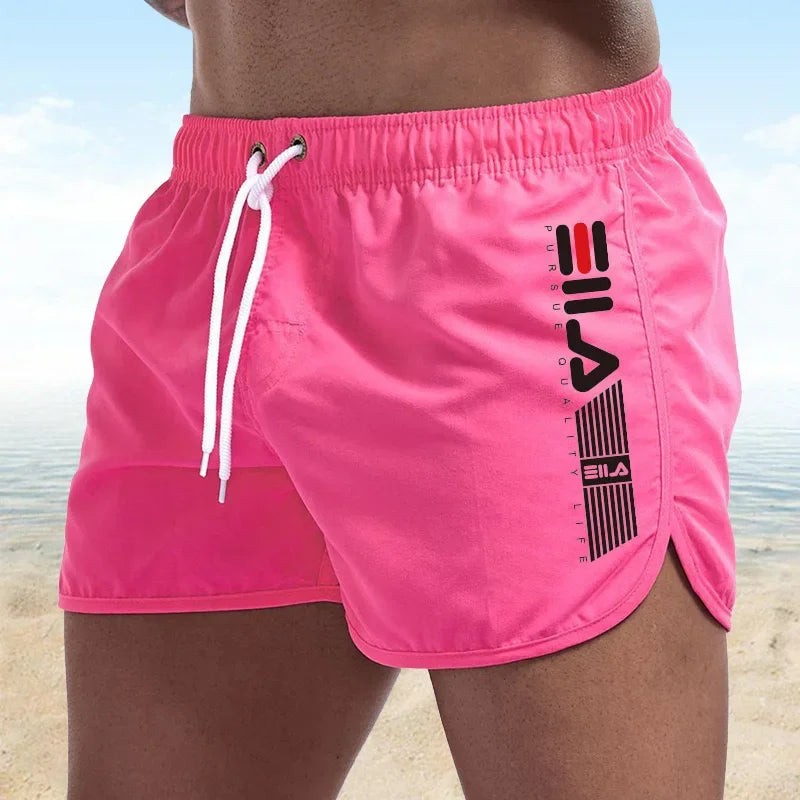 Summer beach swimming shorts: Fashionable and best-selling printed shorts, comfortable ultra-thin quick-drying beach shorts