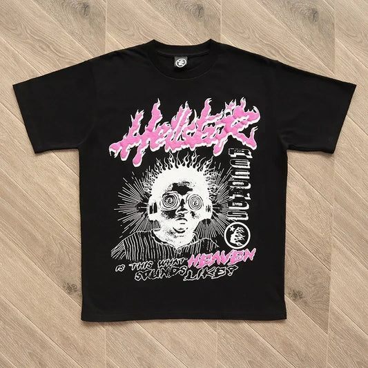 HS Like Heaven Tee ins. Same European and American fashion short-sleeved T-shirt