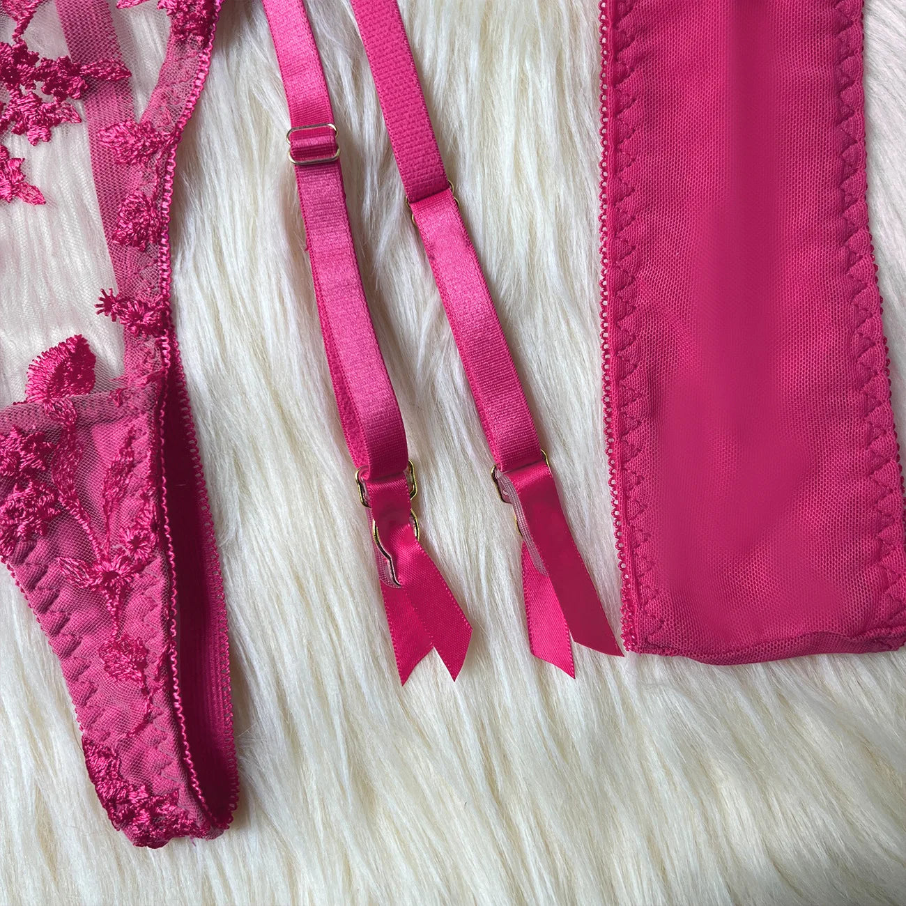 SINGREINY Gauze Sheer Slim Erotic Bra&Brief Sets Fashion Embroidery Club Sleepwear Female Prono Transparent Sexy Underwear Suits