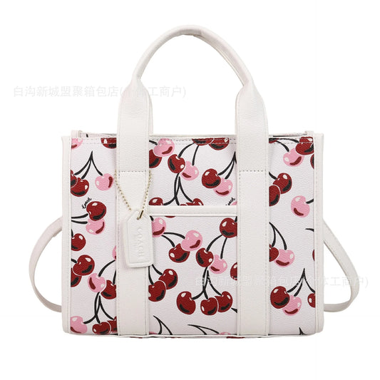 2025 New! Large Capacity Tote Bag - Simple Stylish, Cute Korean Style, Trendy Printed