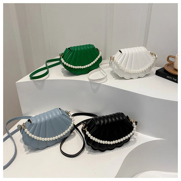 Korean-style Chic Single-shoulder Bag, Niche Trend Shell Bag, Fashionable and Simple Crossbody Bag 2025 Summer New Bag for Women