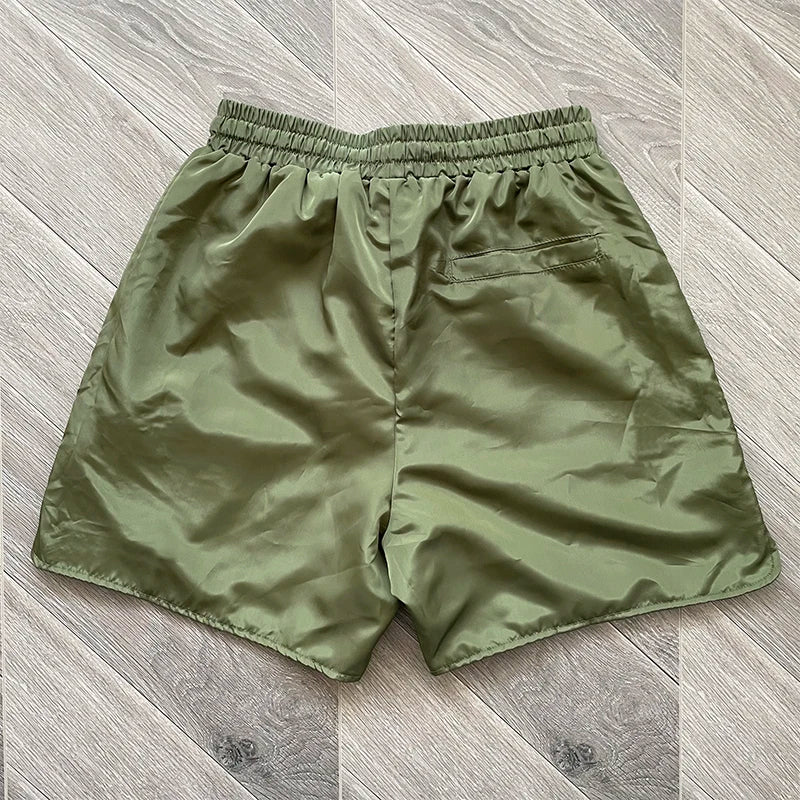 The same embroidered breasted casual sports shorts from SAINT VANITY ins