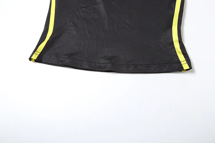 Sisterlinda Casual Summer 2 Piece Set Letter Print Crew Neck Short Sleeve T-shirts+Drawstring Slim Mini Bottoms, lady's Tracksuit