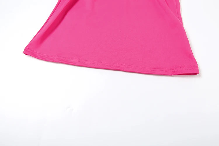 Weird Puss Metal Knot Tank Tops Women 2025 Summer Solid Pleated Sleeveless Stretch Simple Basic Streetwear Skinny Casual Vest