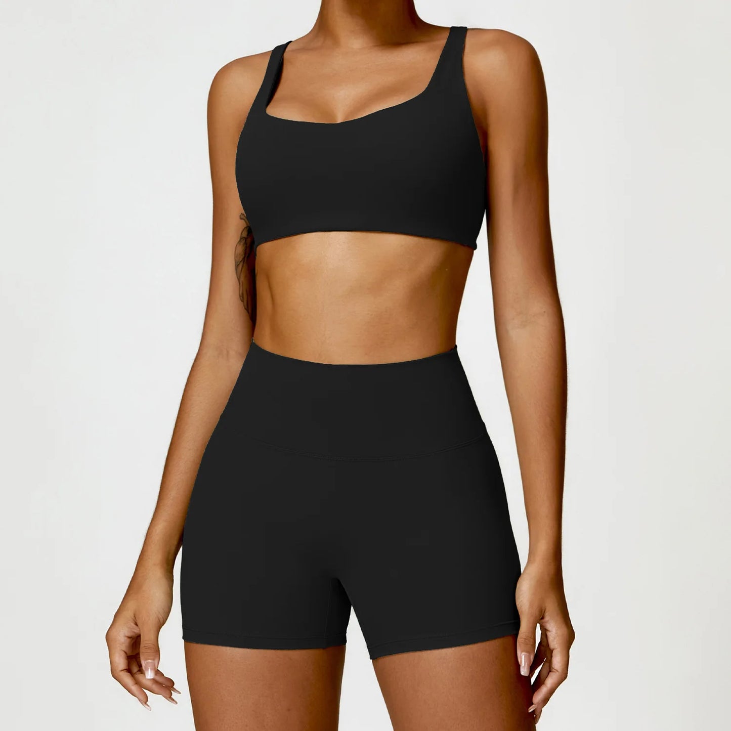 2PCS Yoga Suit Sports Set Women Quick-Drying Gym Set Women Tracksuit Running Workout Long Sleeve Sports Shirt Yoga Clothing