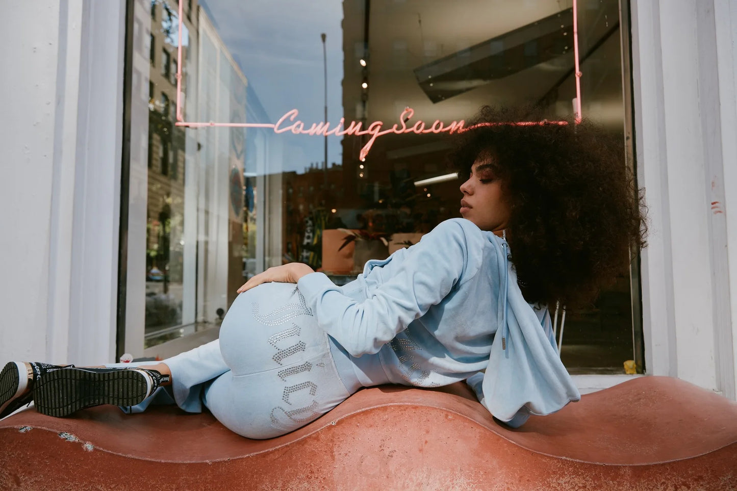 Women's Y2K Jogging Two-Piece Hooded Set Fall Winter Jogger Comfortable Pantsuit Long-Sleeved Jacket Coat & Trousers Casual Sets