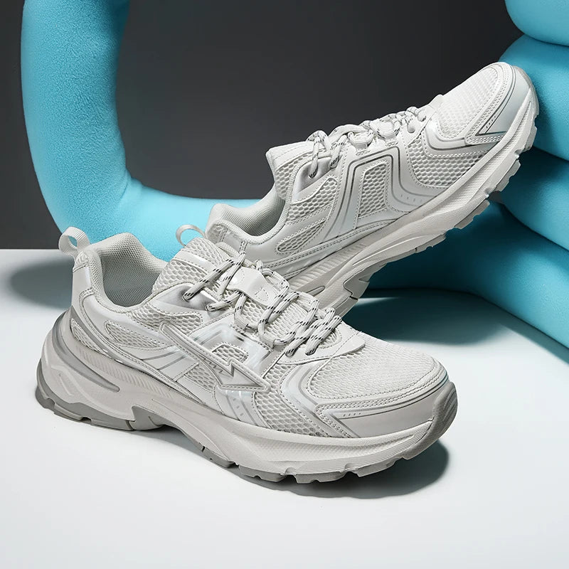 2026 Men Trendy Platform Dad Sneakers Women Breathable Mesh Soft Cushion Sport Running Non-Slip Athletic Jogging Training Shoes