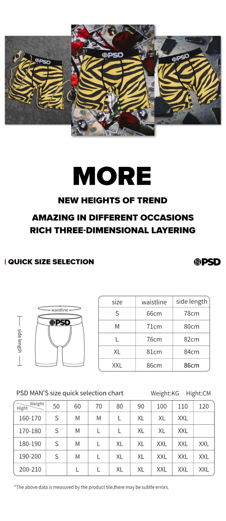 OZPSD Men Sexy Boxers Men Boxershorts Men's Printed Long Boxer Briefs Mens Underpants Plus Size Breathable Man Underwear Panties