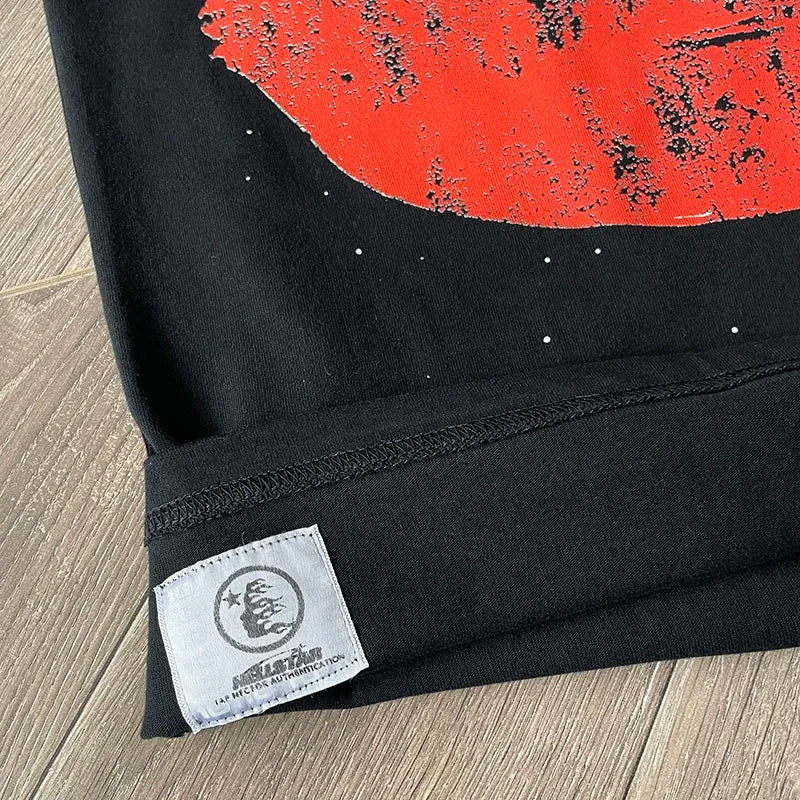 HS Halloween Skull Washable cotton printed skull short sleeve T-shirt