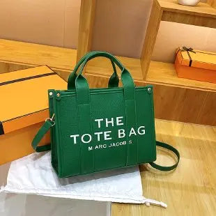 The Style That All Sweet Girls Like Dopamine Core! 2025 Neon Tote - 3D Patch Decor, Commuter/Shoulder Versatility