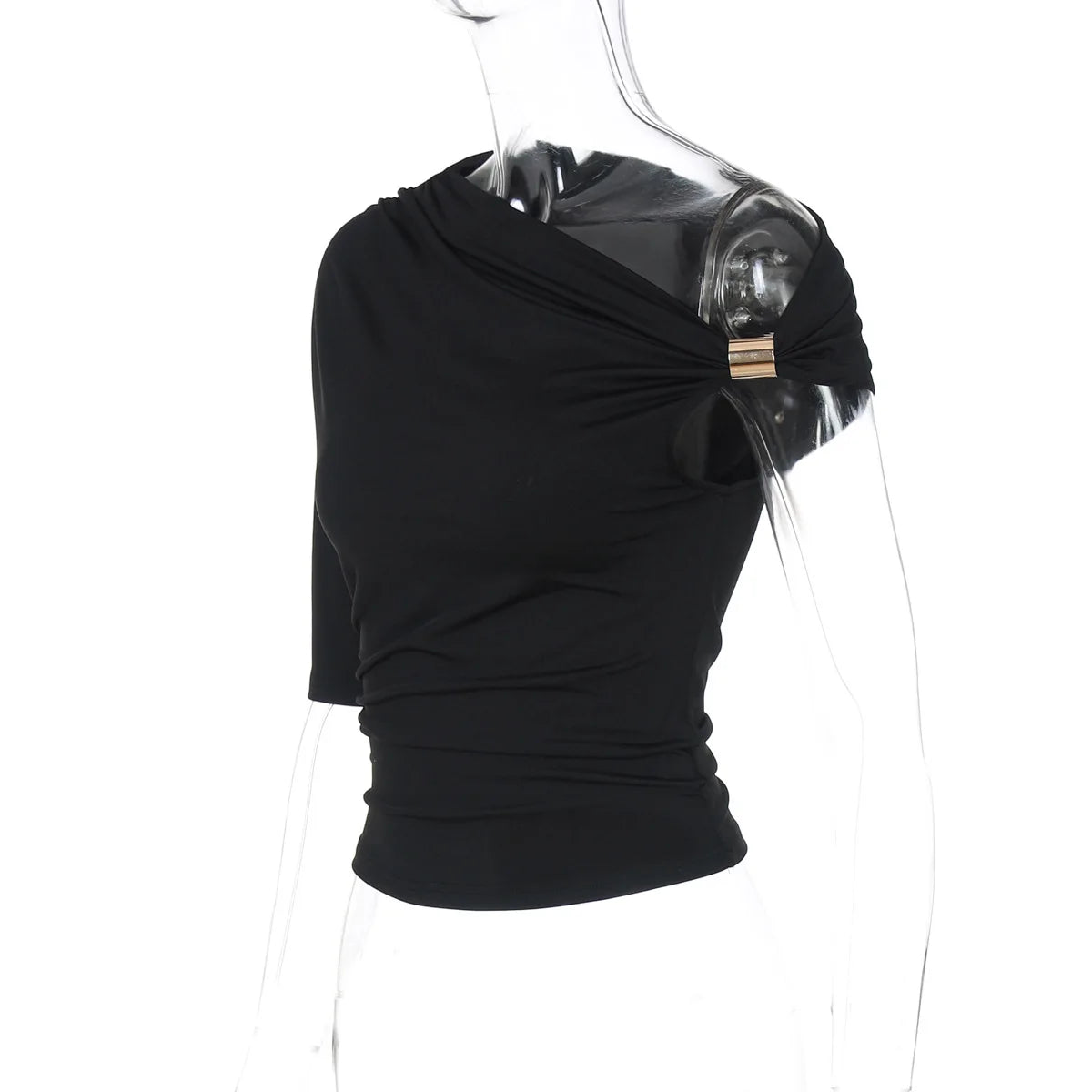 Sexy Off One Shoulder Diagonal Collar Tank Top Women Bare Midriff Halter Crop Tops Camisole Female Tube Top Cropped Vest