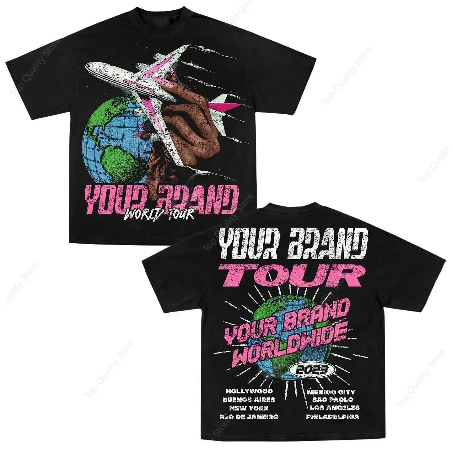 2024 Casual Streetwear Y2k Tops Letter Graphic T Shirts Oversized T Shirt Goth Men Clothing Harajuku High Street Gothic New