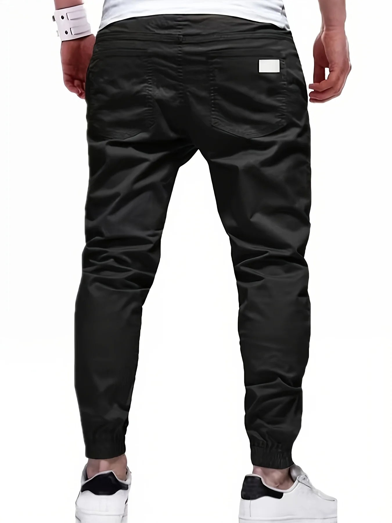 2025New Men's Casual Sports Pants Sweatpants Male Jogger Cargo Harem Pencil Pants Trousers Multi-pocket Sweatwear
