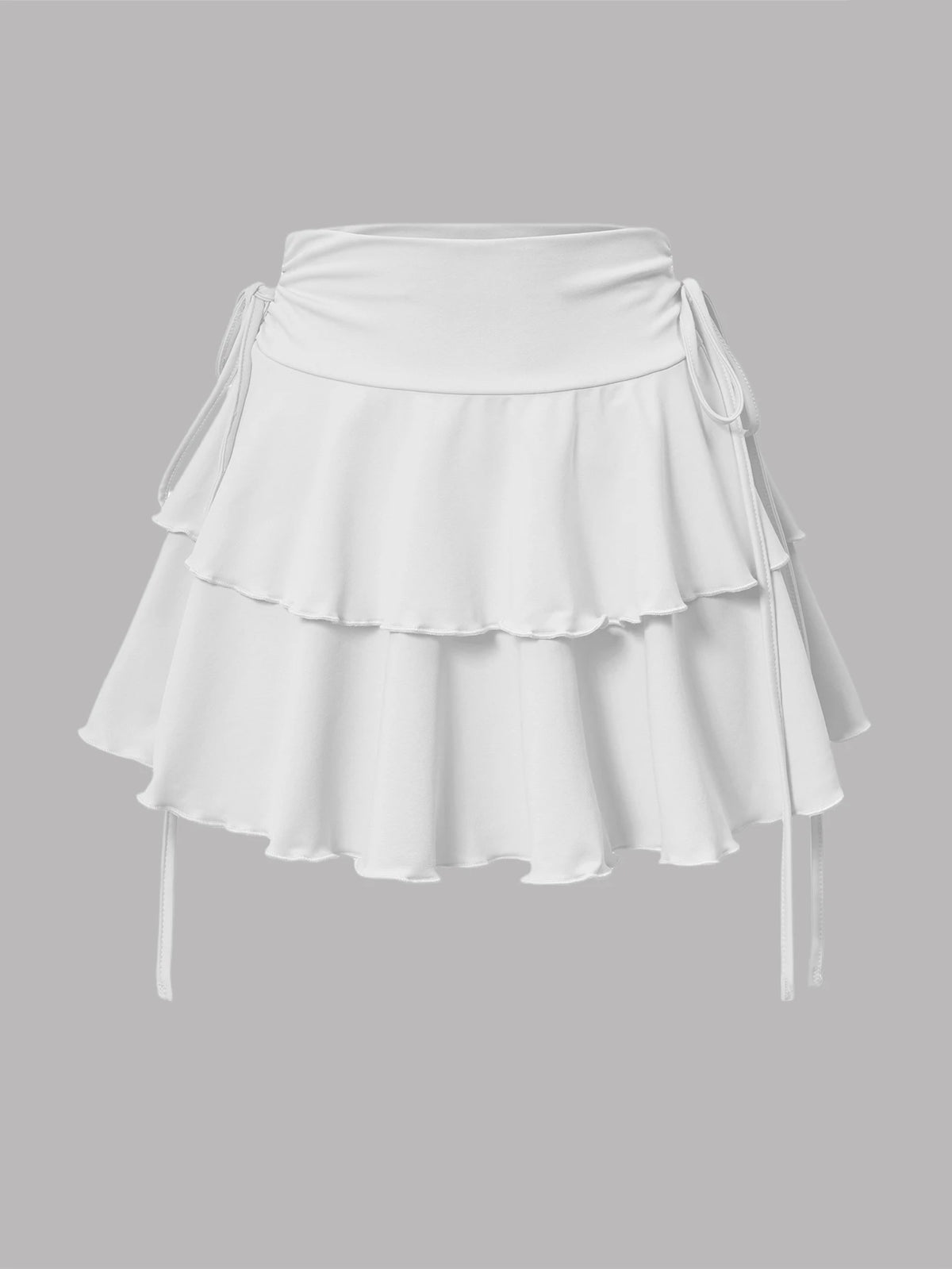2025 New Solid Color Skirt Women Summer Fashion Outdoor Versatile High Waist Slim Fit Elastic Waist Short Skirt Goods In Stock
