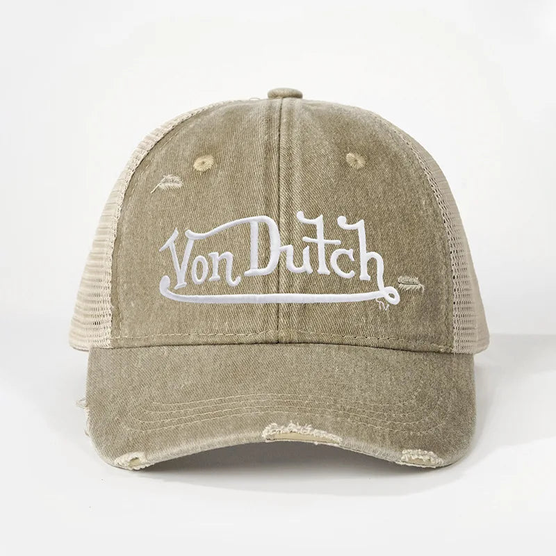 Vintage Distressed Embroidered Baseball Cap, Suitable For All Seasons, Soft And Adjustable Golf Cap, Unisex Baseball Cap, Breath