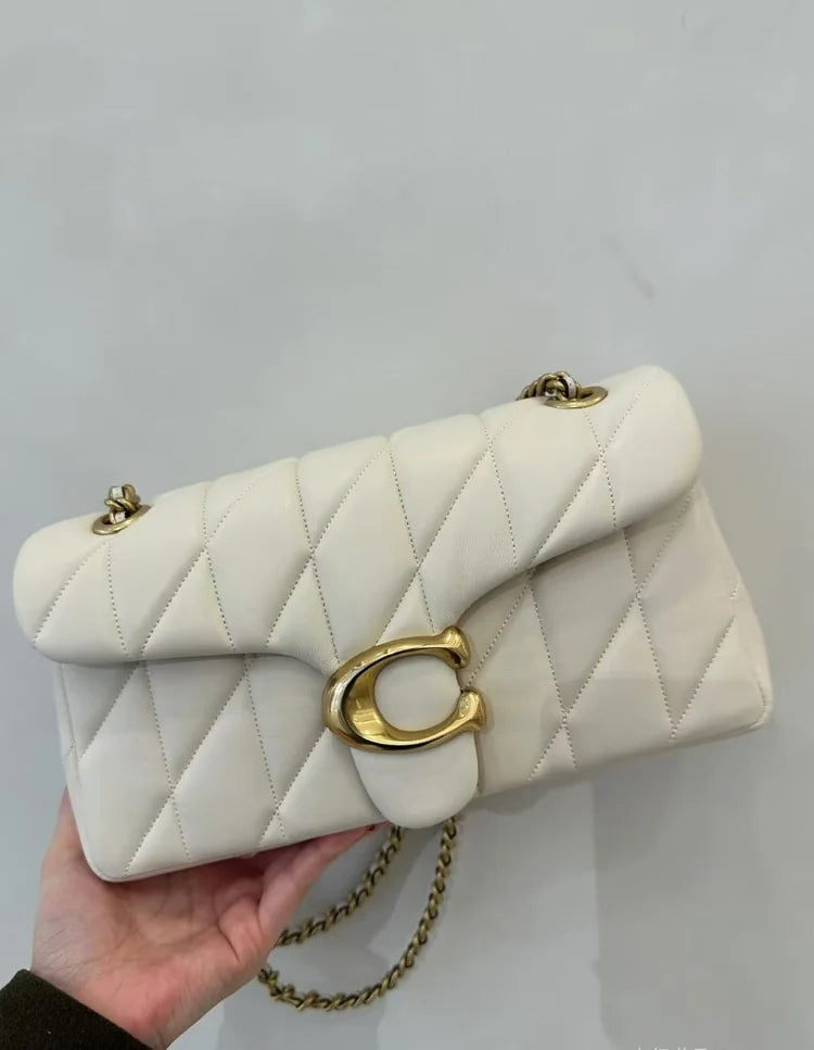 2025 New Arrival Chain Crossbody Bag, Quilted Sheepskin Shoulder Bag, Fashion Tote and Underarm Bag for Women