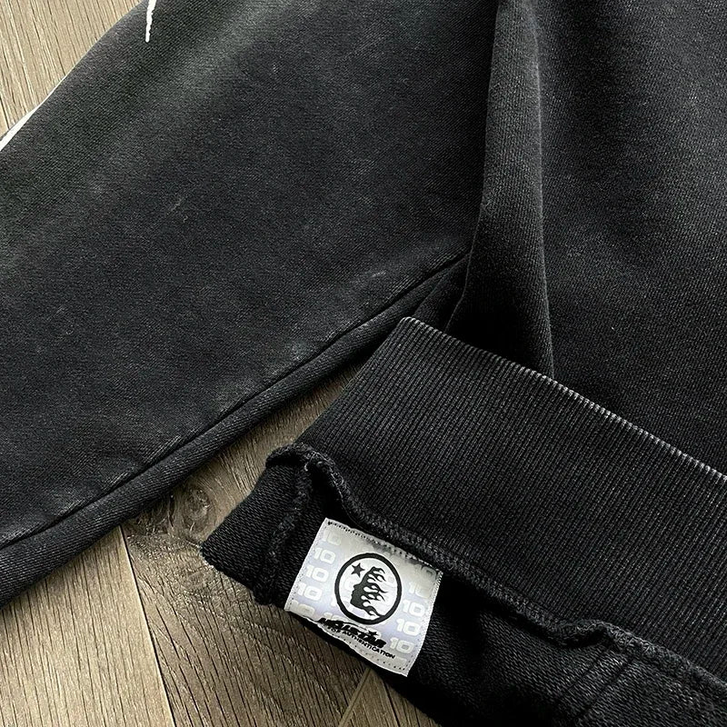 HS Cotton hoodie with zipper wash