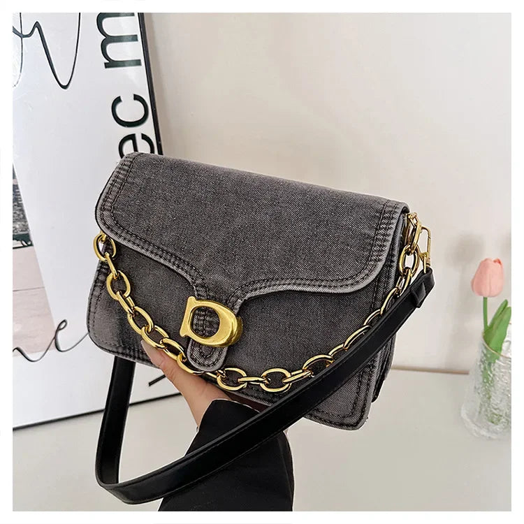 2025 High-Value Retro Women's Canvas Underarm Bag – Trendy Shoulder/Crossbody, Versatile Sophisticated Backpack