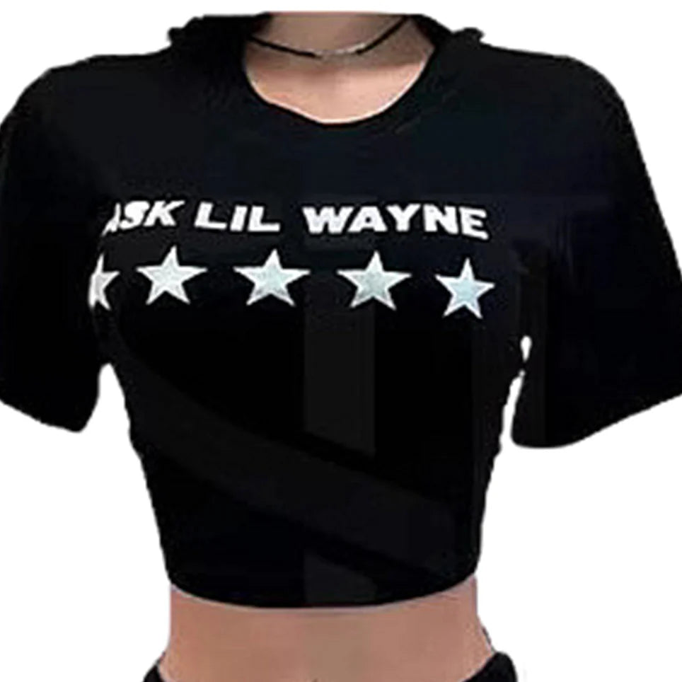 FAGADOER Sexy Women 2 Piece Set Outfit Letter Print Crop Tops + Bodycon Mini Skirts Suit Hot Girl Streetwear Clothing Spring New