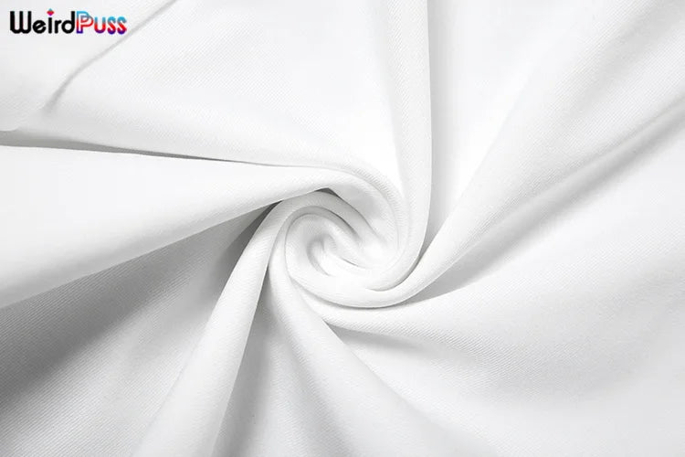 Weird Puss Letter Print Romper Women Low-Neck Sporty Casual Sleeveless Stretch Activity Skinny Playsuit Tight Short Overalls