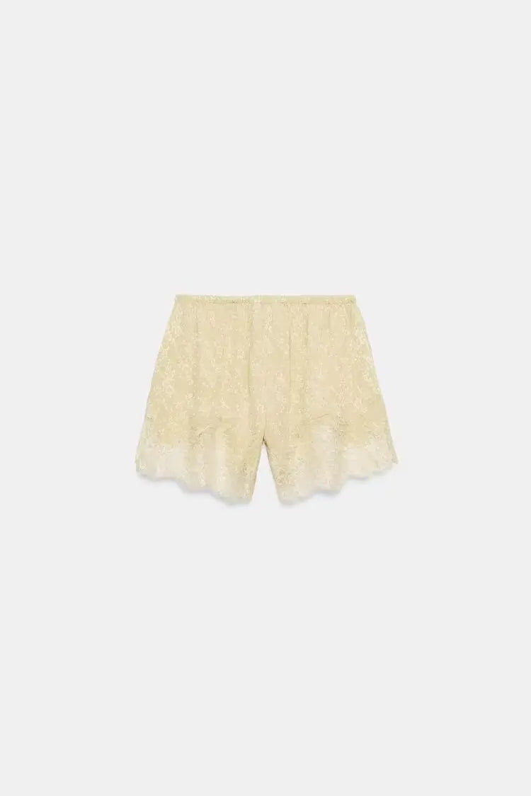 Solid Shorts Two Piece Set Halter Cowl Neck Sleeveless Backless Off Shoulder Top Ruffle Bottoms 2026 Summer Fashion Chic Outfits